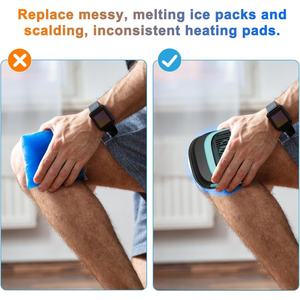 3-in-1 perangkat terapi panas dan dingin portabel 3-in-1 suhu Preset dapat dipakai untuk menghilangkan rasa sakit menggantikan kemasan es & bantalan pemanas - Product Image 5