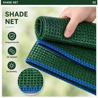 Zwaarwegend HDPE kaszonweringdoek, landbouwschaduwdoek voor de schaduwafdekking van groenten, fruit en planten op de boerderij
