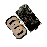 Module émetteur intégré PCBA de carte mère pour charge sans fil à triple bobine 12V 15W personnalisé pour la charge automobile