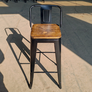 <span class=keywords><strong>Tabouret</strong></span> de bar vintage en métal, chaise de salle à manger industrielle, chaise de bar de cuisine vintage, <span class=keywords><strong>tabouret</strong></span> de comptoir <span class=keywords><strong>Tolix</strong></span> à dossier bas - Product Image 2