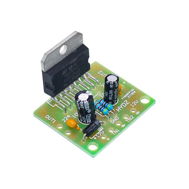 RNSbot TDA7297 Power amplifier board parts DC 12V pure rear 2.0 dual-channel 15W+15W electronic DIY kit