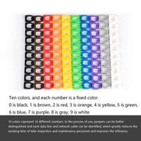Marcador de Cables con Diseño Cóncavo, Tipo Hebilla Fija Estable, Código de Color, para Cables de 1.5mm, 2.5mm, 4.0mm y 6.0mm