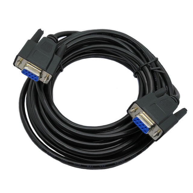 China Factory Black PVC Female to Female DB9 VGA Cable