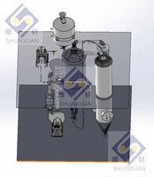 Machine de séchage continu pour ligne de production de fibres courtes de polyester