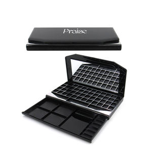 กล่องอายแชโดว์สองชั้นใส่เครื่องสำอางพลาสติก,กล่องอายแชโดว์เปล่าพร้อมกระจกแบบมืออาชีพมี34สี/64สี - Product Image 6