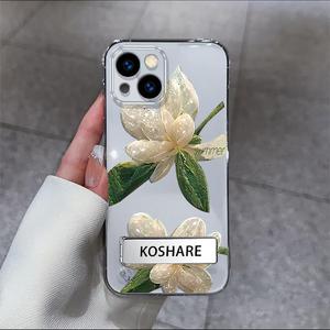 Funda <span class=keywords><strong>de</strong></span> <span class=keywords><strong>teléfono</strong></span> transparente sin bordes con flor <span class=keywords><strong>de</strong></span> cristal más vendida para Apple 15 Pro Max para iPhone 13 Series 14 Plus-Nuevo <span class=keywords><strong>teléfono</strong></span> Ins - Product Image 5
