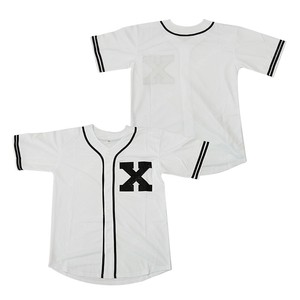 Bán buôn Mens <span class=keywords><strong>Malcolm</strong></span> <span class=keywords><strong>x</strong></span> Trắng với tay áo màu đen bóng chày Jersey S-3XL - Product Image 4