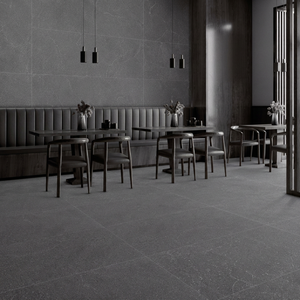 Modern Minimalist Solid Matte Porcelain Floor Tiles 600x1200mm <b>Stone</b> Imitation Texture Non-Slip <b>Adhesive</b> Interior Use - Product Image 1