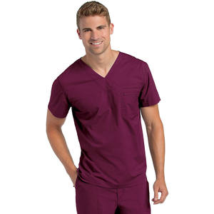 Beau costume de gommage d'hôpital traditionnel pour hommes tissé en coton de polyester Design confortable et élégant pour les patients et le personnel - Product Image 6