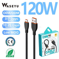 Cable de Carga Rápida Magnético USB-C de 120W 3A, Conductor de Cobre Puro con Silicona Ultrasuave para S24/S23, para 14/13