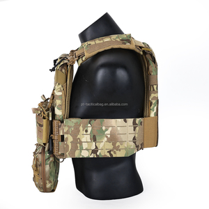PTG Trọng Lượng Nhẹ Nhanh Chóng Phát Hành Ngụy Trang Chiến Thuật <span class=keywords><strong>Vest</strong></span> Đa Mục Đích Molle Đâm Tấm Bằng Chứng Tàu Sân Bay Đạn Đạo Chiến Thuật <span class=keywords><strong>Vest</strong></span> - Product Image 2