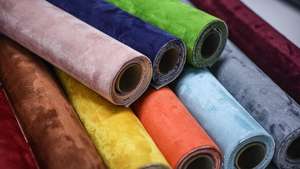 Tissu d'ameublement intérieur de voiture en daim gris de qualité supérieure, tissu décoratif pour l'intérieur de voiture - Product Image 3