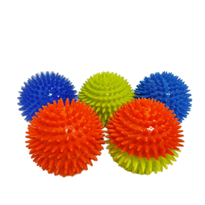 カスタムTPRスパイクボール犬用おもちゃ OEM 環境に優しい弾む歯磨きマッサージインタラクティブペットトレーニングプレイボール毎日使える楽しいおもちゃ - Product Image 1