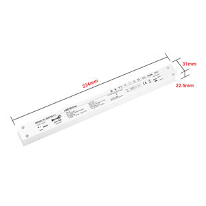 Controlador de Tira LED de Alta Eficiencia PF0.95 de 36W 75W 100W 150W 200W, 100-240V/200-240V AC DC 12V 24V IP20, Fuente de Alimentación LED para Interiores con Salida Única - Product Image 4