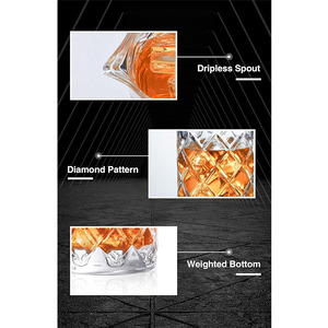 18 jarra de cóctel sin costuras <span class=keywords><strong>para</strong></span> cóctel agitado con fondo ponderado Old Fashioned Bartender 530Ml Bar Cocktail Mixing Glass - Product Image 2