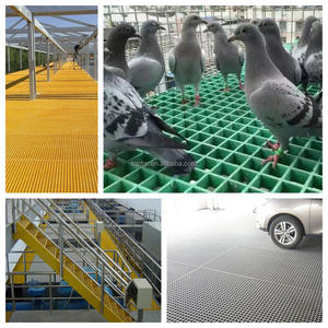 Vente en gros de sols en fibre de verre Caillebotis pour passerelle en fibre de verre Grilles de sol Frp pour pigeons - Product Image 5