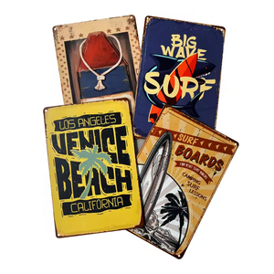 <span class=keywords><strong>Plaque</strong></span> murale décorative vintage en métal avec impression sérigraphique personnalisée pour garage et atelier automobile - Product Image 3