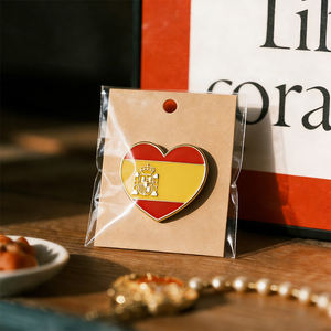 Pegatinas de esmalte españolas para teléfonos al por mayor, calcomanías para carcasas de teléfono, insignias, emblemas de bandera nacional, accesorios metálicos para celulares, regalo turístico personalizado - Product Image 6
