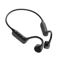 Headphone Tulang Konduksi Terbuka Kustom Grosir, Earphone Olahraga Nirkabel BT, Headset Nirkabel Tahan Air IPX6 dengan Neckband GC60