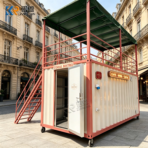 Premium verzending met streetfood-oppervlakte, roestvrijstalen keukencontainer restaurant - Product Image 1