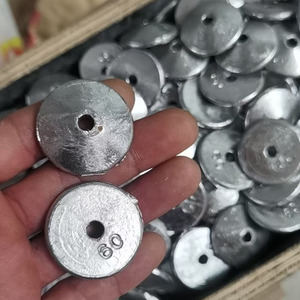 <strong>Alpha</strong> Fishing <strong>Lead</strong> Pendant Round Purity Electrolytic <strong>Lead</strong> Weights Reusable Removable Sinker - Product Image 1