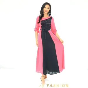 Loose-Fitting Gown abaya phong cách áo khoác 2022 AY thời trang 8480 Togo abaya kaftan