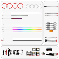 Kit de Luces Ambientales Interiores de 28 LED RGB de 12V y 10W para BYD ATTO3 2022-2024 |   Control por Voz y Aplicación |   Instalación No Destructiva