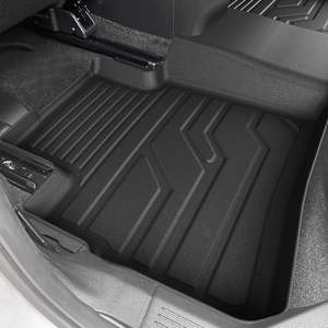 <span class=keywords><strong>Tappetini</strong></span> Auto Antiscivolo in TPE Set Completo 3 Pezzi Spessore 5mm con Motivo a Righe di Lusso per <span class=keywords><strong>Peugeot</strong></span> 3008 2017-2026 Tutte le Stagioni - Product Image 3