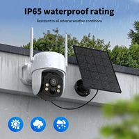 Caméra IP PTZ sans fil à énergie solaire au prix d'usine, application Ubox, caméra de sécurité WiFi extérieure, CCTV, audio bidirectionnel, détection de mouvement par IA