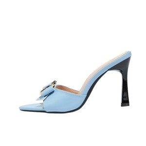 Sandali Estivi Eleganti da Donna con <span class=keywords><strong>Tacco</strong></span> Quadrato, Punta Aperta, Fibbia e Fiocco, Comodi e alla Moda - Product Image 6
