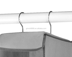 ODM Hanging Shoe <strong>Shelves</strong> 8 Section <strong>Grey</strong> Closet Organizer - Product Image 4