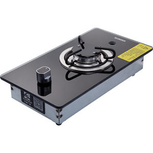 Estufa de Gas GR-B002 para Autocaravanas y Yates, Vidrio Templado y Acero Inoxidable, 200*365*70mm, Accesorio para Estufa de Camping - Product Image 5