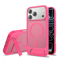 Coque de protection antichoc avec béquille magnétique et chargement sans fil pour iPhone 18 17 Pro Max 16 15 14 13 Plus
