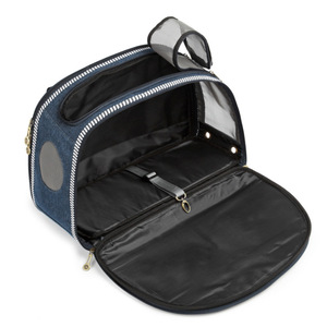 Sac de transport pour animaux de compagnie Thaw Jayor, sac bandoulière bleu, design de dessin animé, portable, pour chiens, chats, petits animaux - Product Image 4