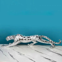 Résine Art Décor Statues Animaux Tigre Artisanat Léopard Sculpture