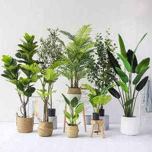 En gros artificiel Areca palmier plantes de jardin intérieur et extérieur plantes décoratives Simulation petit bonsaï en pot - Product Image 1