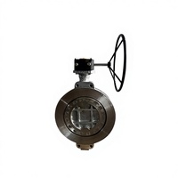 Vanne papillon sphérique haute température Nalisha, taille de port 4 pouces, alimentation hydraulique, garantie 12 mois