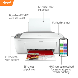 <span class=keywords><strong>Impresora</strong></span> Multifuncional HP DeskJet <span class=keywords><strong>2722</strong></span> Todo en Uno 2025, <span class=keywords><strong>Impresora</strong></span> de Inyección de Tinta a Color Multifunción, Admite Impresión Inalámbrica - Product Image 2