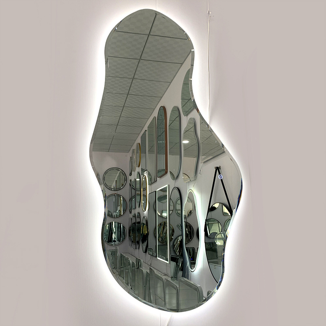 Backlit Hotel Smart Salon Living Room Bathroom Makeup Light Adjustable LED Mirror