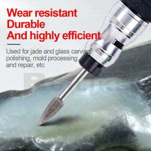 Ensemble de 30 fraises diamantées électro-plaquées pour outil rotatif <span class=keywords><strong>Dremel</strong></span>, sculpture sur <span class=keywords><strong>pierre</strong></span> de jade, <span class=keywords><strong>gravure</strong></span> - Product Image 5