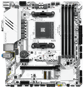 JGINYUE B350M-TI B350I-PLUS B350M PLUS ARGB B450M B450I B550I B550M M-ATX ITX <b>Motherboard</b> for AM4 DDR4 <b>Computer</b> High RAM Capacit - Product Image 6