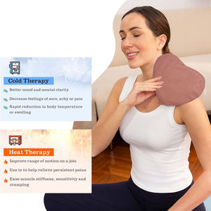 Compresse chauffante lestée au sel de l'Himalaya pour le soulagement des douleurs dorsales et des crampes, avec thérapie par chaleur humide pour l'apaisement de l'anxiété - Product Image 2