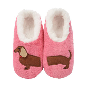 Vente en gros personnalisé drôle coloré maison pantoufles pour les femmes chaud animaux appariés antidérapant <span class=keywords><strong>pantoufle</strong></span> chaussettes - Product Image 1