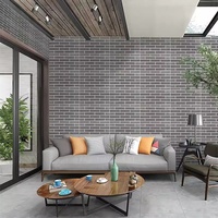 Carrelage mural extérieur en pierre rustique moderne 300x600 pour balcon, cour, mur TV, parement mural, brique réfractaire, carrelage extérieur en brique ancienne