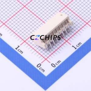 HC-ZH1.5-8AW Wire-to-Board Pin Header Bent Lead Through Hole,P=1.5mm Connector 1x8P 1.5mm Right Angle Insert ZH - Product Image 2