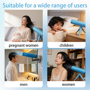 Secador de Pelo de Alta Velocidad INOVAXION sin Aspas, con Iones Negativos, Manos Libres, para Niños, Mujeres Embarazadas y Personas Mayores - Uso en Hoteles - Product Image 2