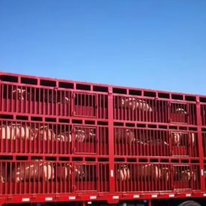 2026 Brandnew 3 Axle 5-10 Ton Steel Fence Cargo Semi <b>Trailer</b> From Shandong Manufacturer for Sale - Product Image 1