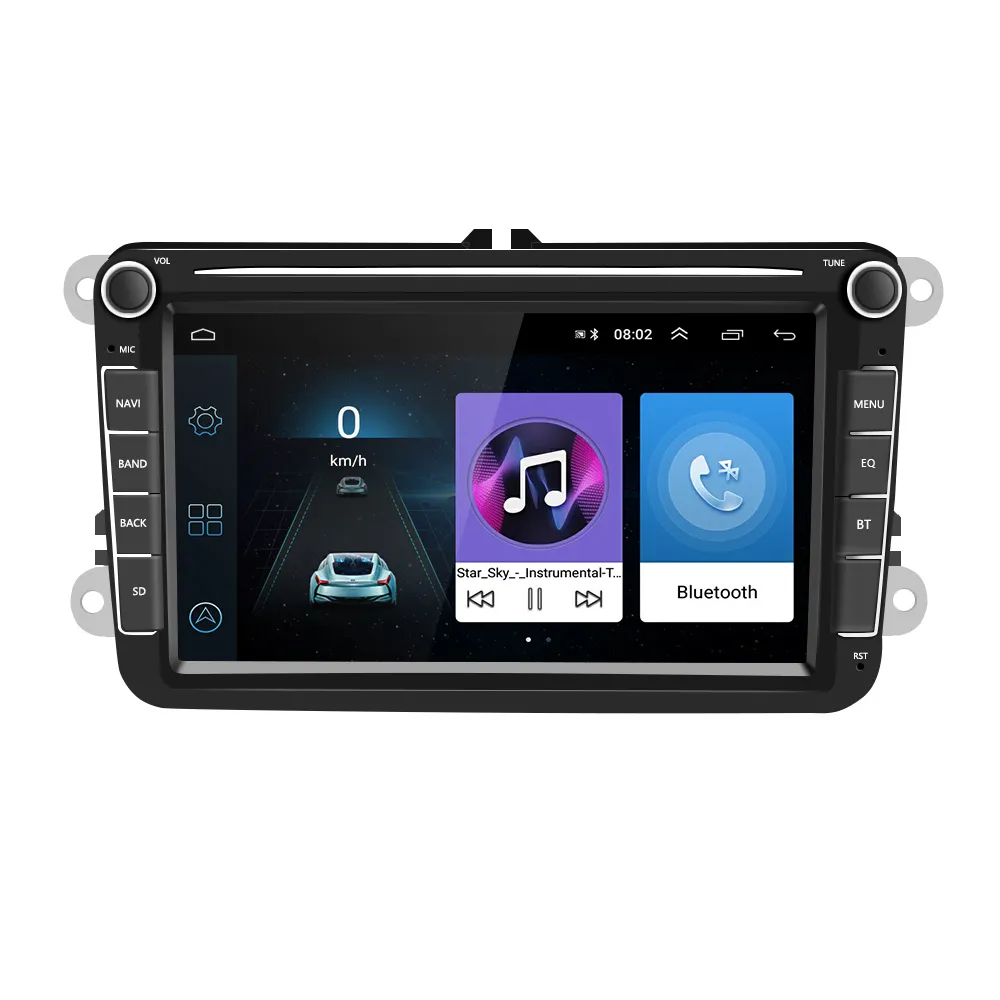 Android 8.1 8'' 2 Din Autoradio Car Radio Car Android Player GPS Wifi BT For VW/PASSAT/POLO/GOLF 5/6