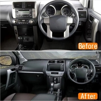Pour Land Cruiser Prado, l'intérieur est ancien et les accessoires de voiture neufs. Kit intérieur de voiture Fj150 2010-2017, mise à niveau vers le style 2020.