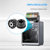 Bagian Printer 3D Creality K2 Plus Extruder Transmission Reduction Gear K2Plus Filament Drive Gears untuk Seri K2